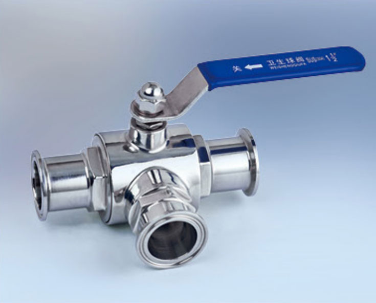 Sanitary Three Way Ball Valve