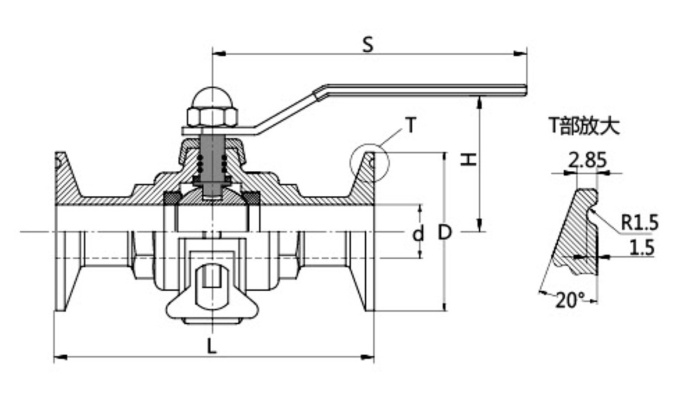 Sanitary Non-Retrnion Ball Valve-1.jpg